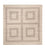 Tapis Kelim - Tendance carré  - 60 x 60 cm - beige