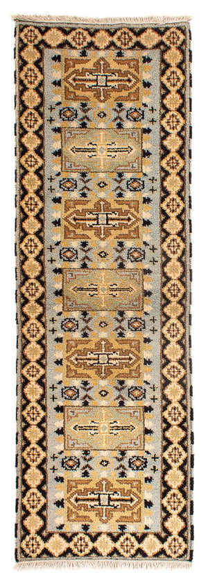 Tapis de couloir Tapis Ziegler - Kazak - 199 x 65 cm - multicolore