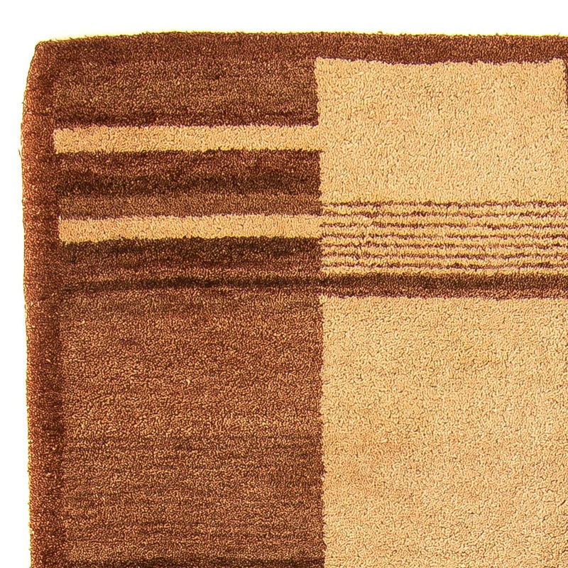 Tapis en laine - 196 x 139 cm - marron