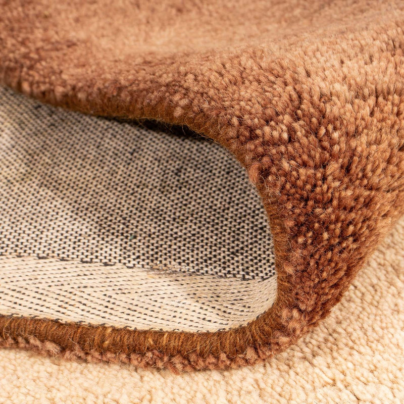 Tapis en laine - 196 x 139 cm - marron