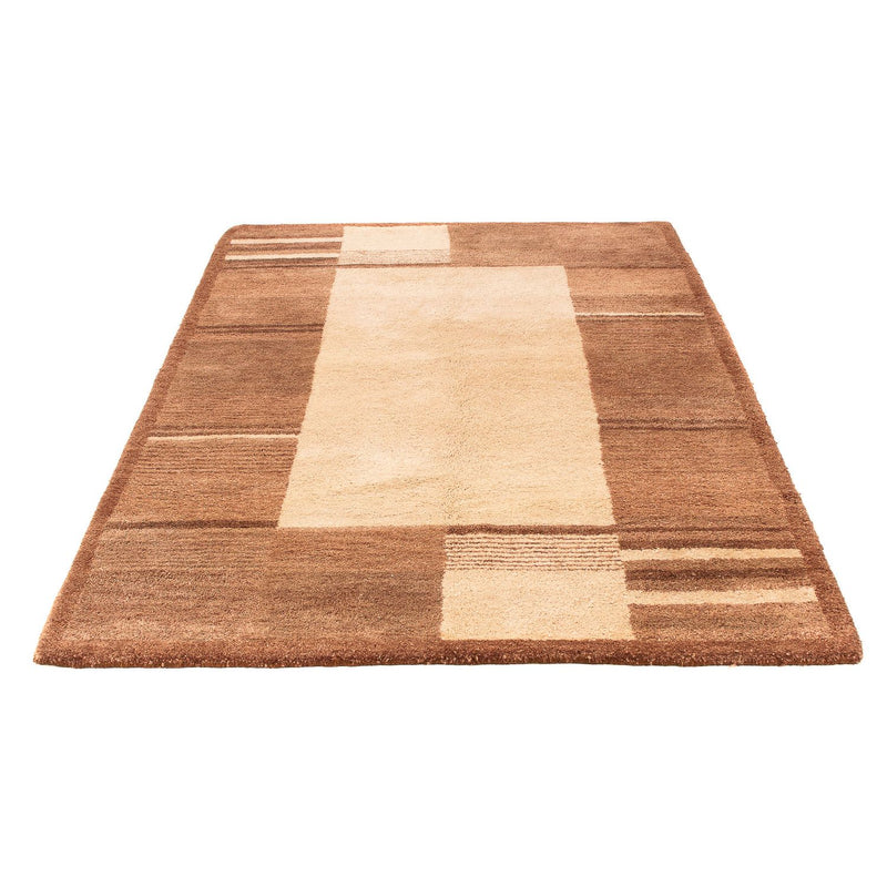 Tapis en laine - 196 x 139 cm - marron