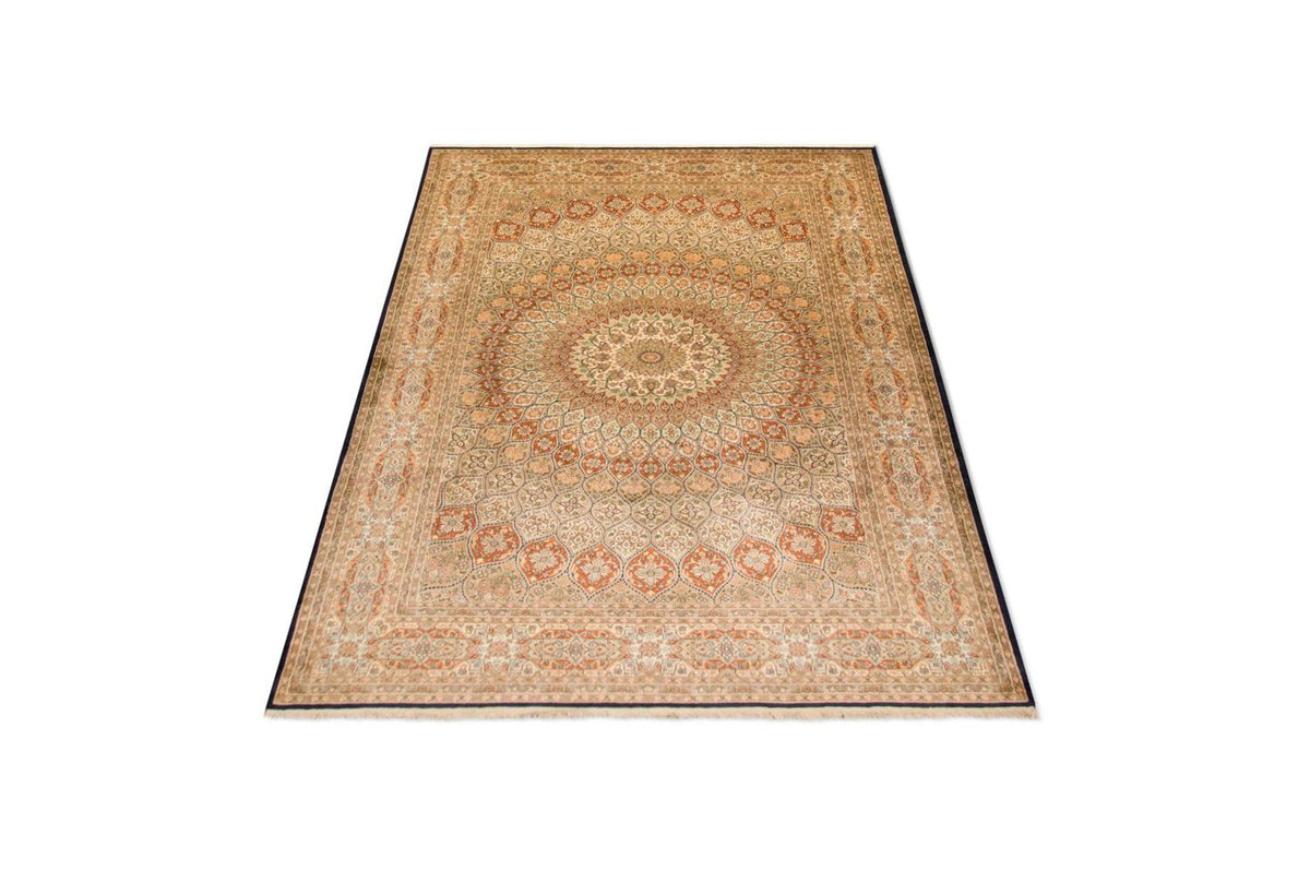 Tapis en soie - Soie du Cachemire - 287 x 197 cm - multicolore