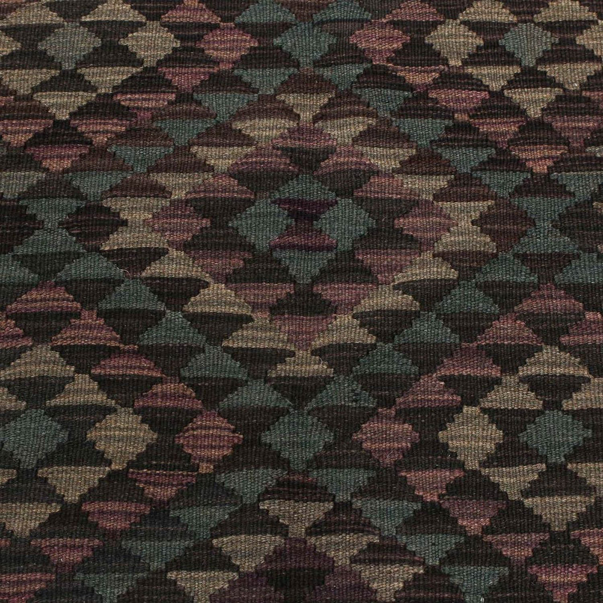 Tapis Kelim - Splash - 201 x 163 cm - multicolore