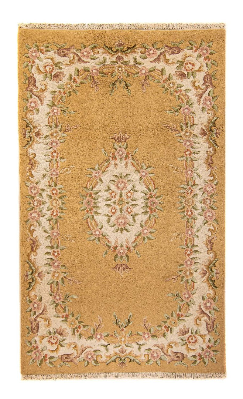 Tapis de couloir Tapis chinois - 223 x 125 cm - or