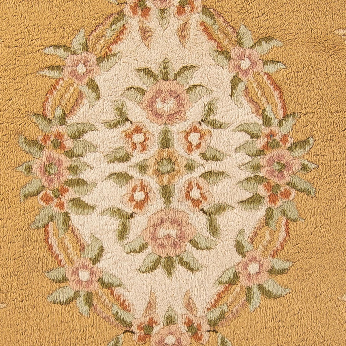 Tapis de couloir Tapis chinois - 223 x 125 cm - or