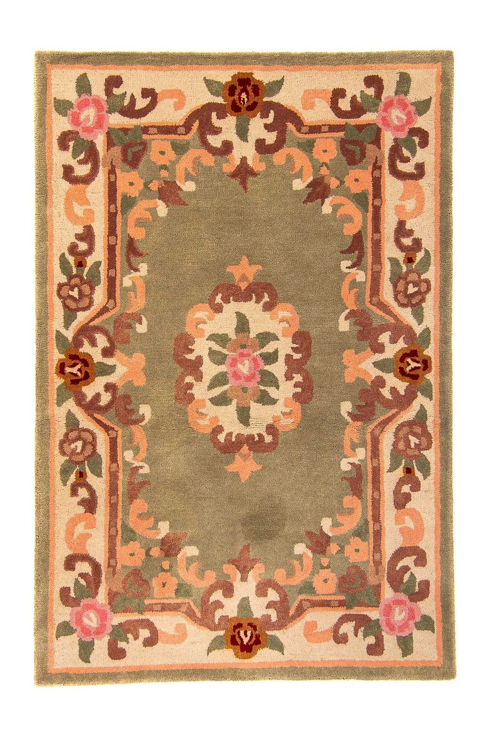 Tapis chinois - 184 x 123 cm - marron clair
