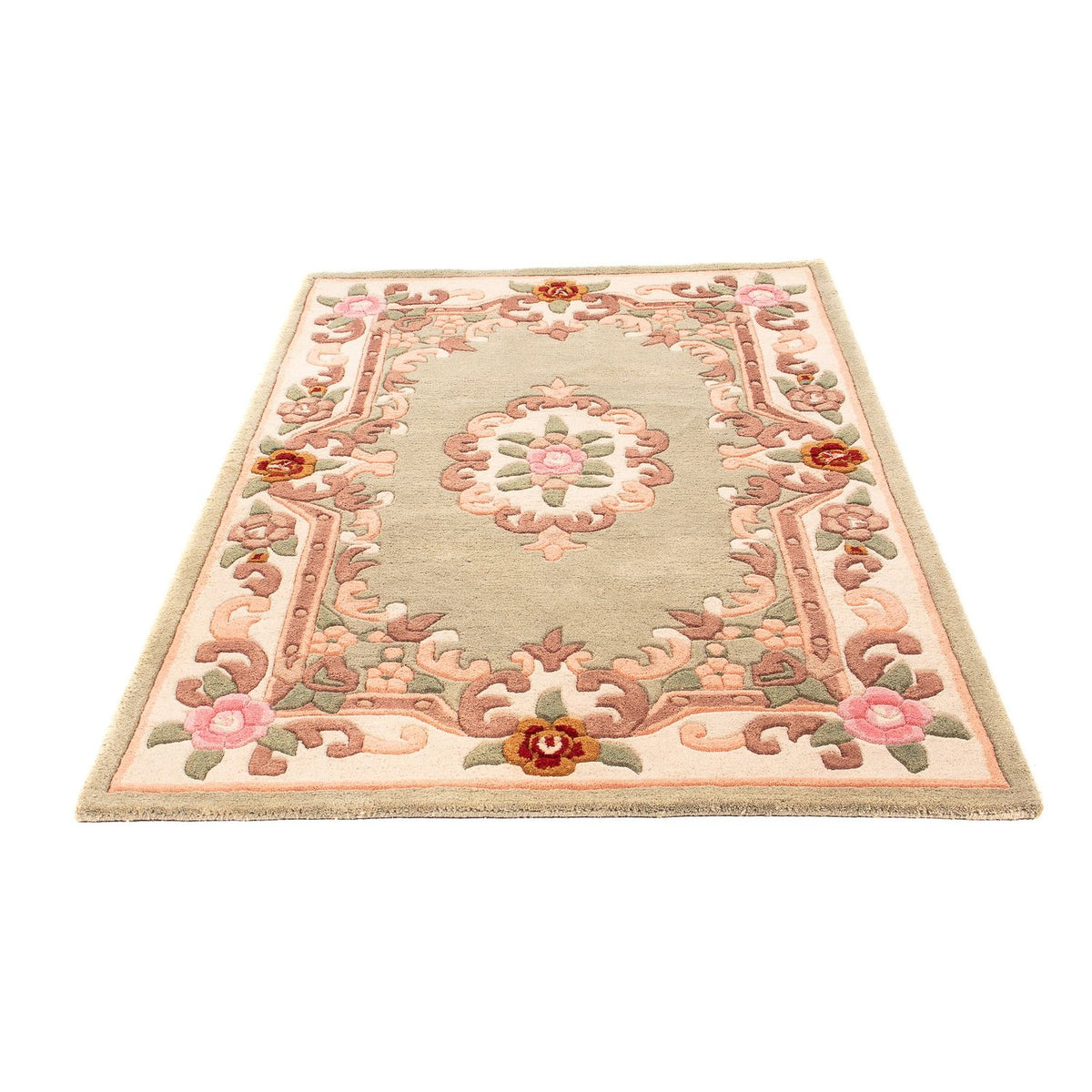 Tapis chinois - 182 x 122 cm - marron clair