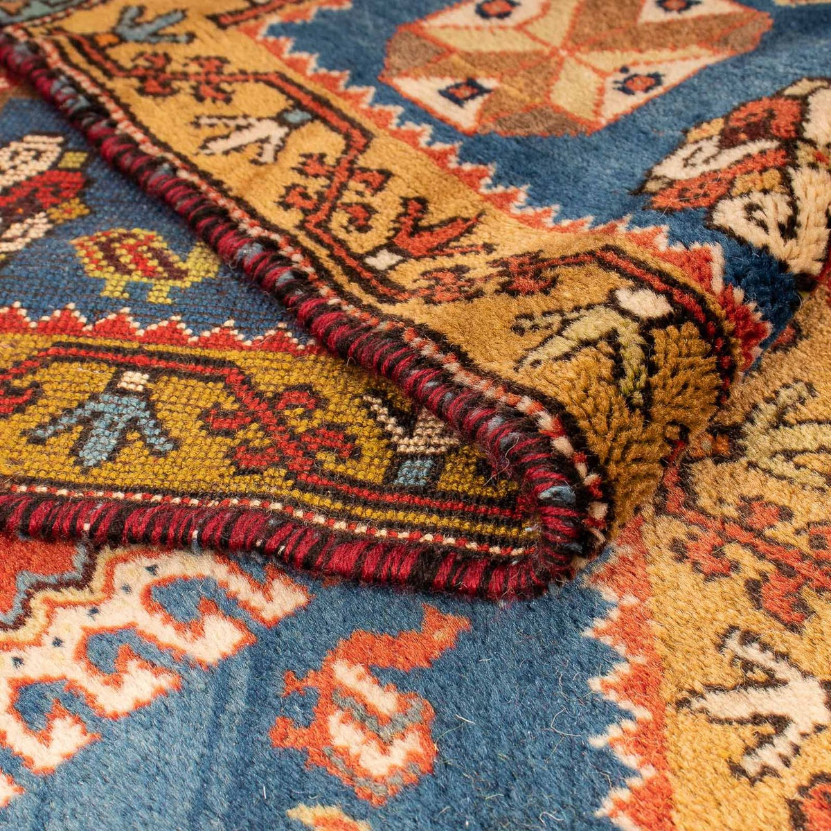 Tapis persan - Nomadic - 210 x 180 cm - bleu foncé