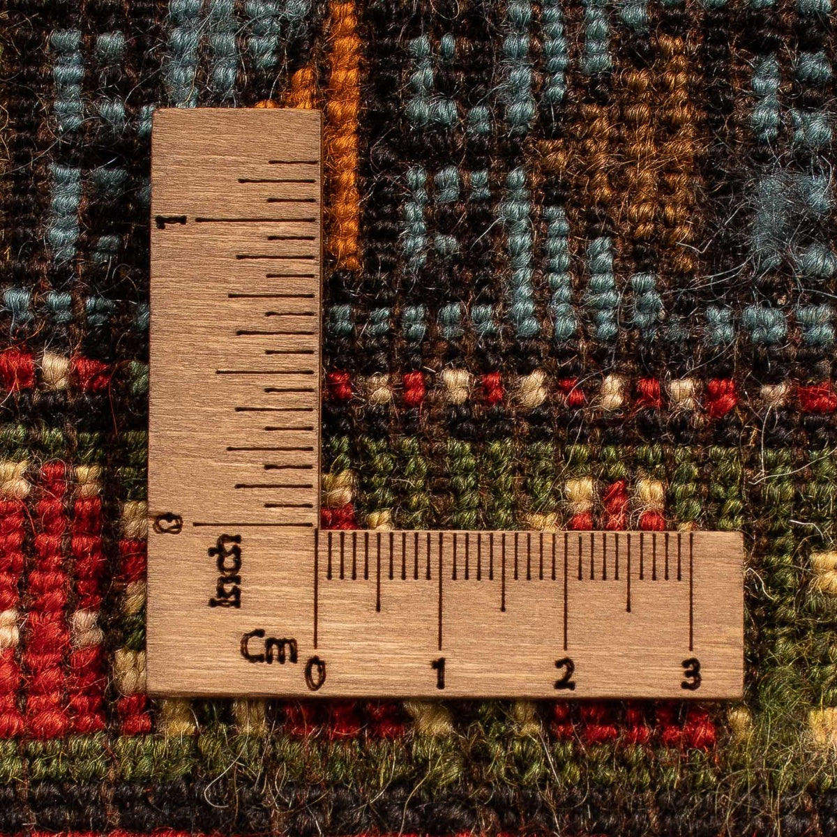 Tapis persan - Nomadic - 210 x 180 cm - bleu foncé