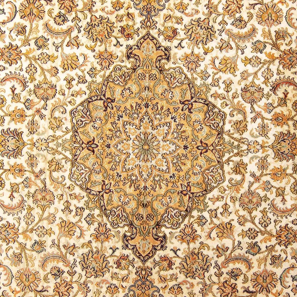 Tapis en soie - Soie du Cachemire - 302 x 215 cm - beige