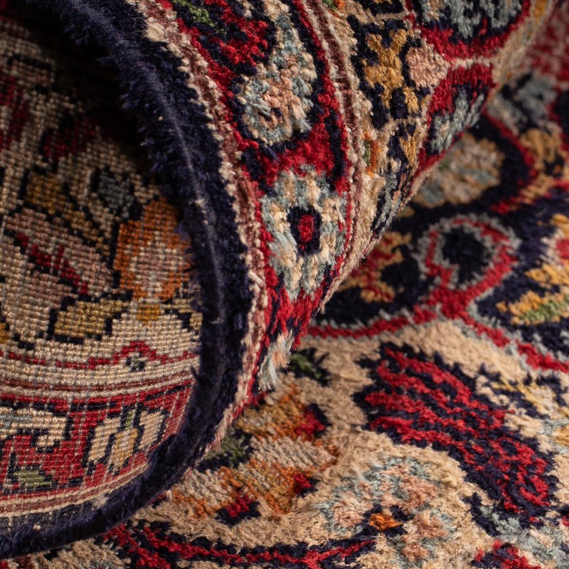 Tapis oriental - Indus - 123 x 81 cm - bleu foncé