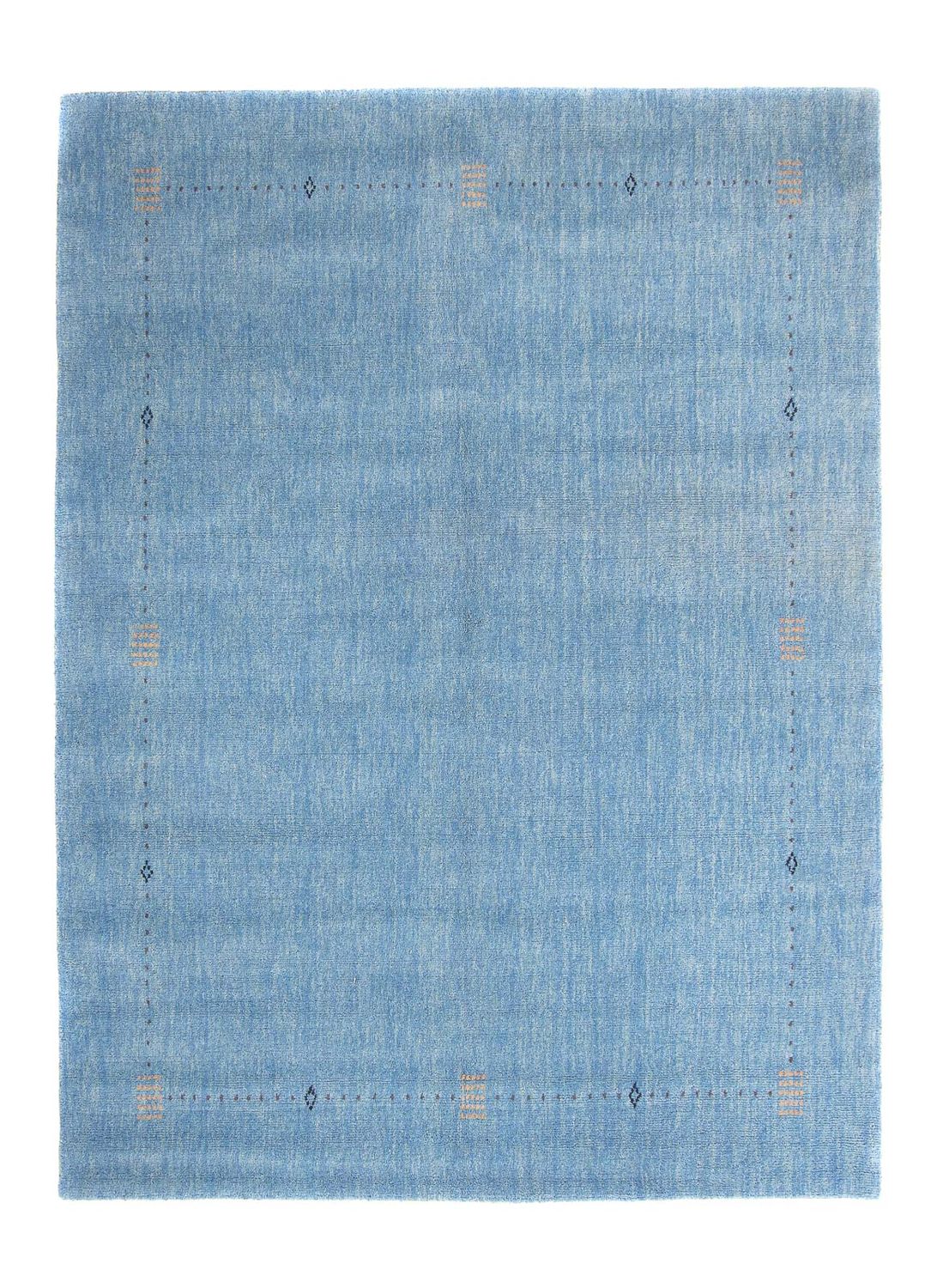 Tapis Gabbeh - Indus - 222 x 136 cm - bleu