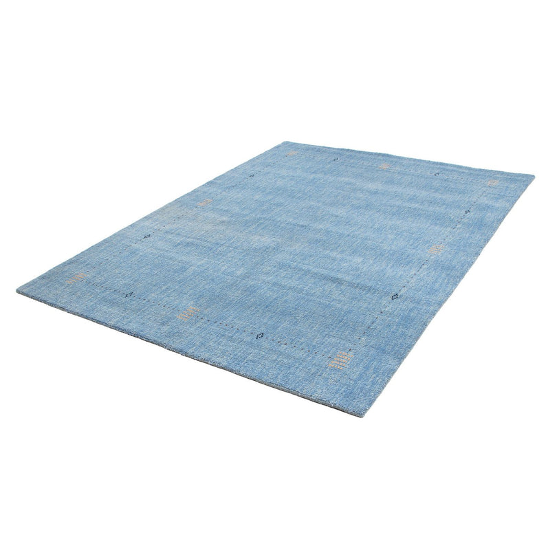 Tapis Gabbeh - Indus - 222 x 136 cm - bleu