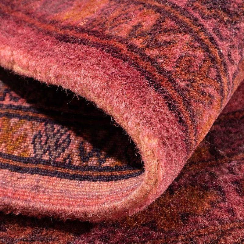 Tapis Turkaman - 95 x 66 cm - rouge clair