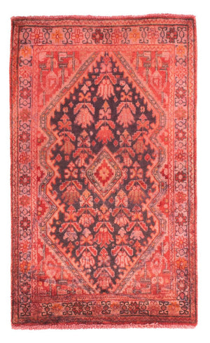 Tapis persan - Nomadic - 104 x 67 cm - rouge clair
