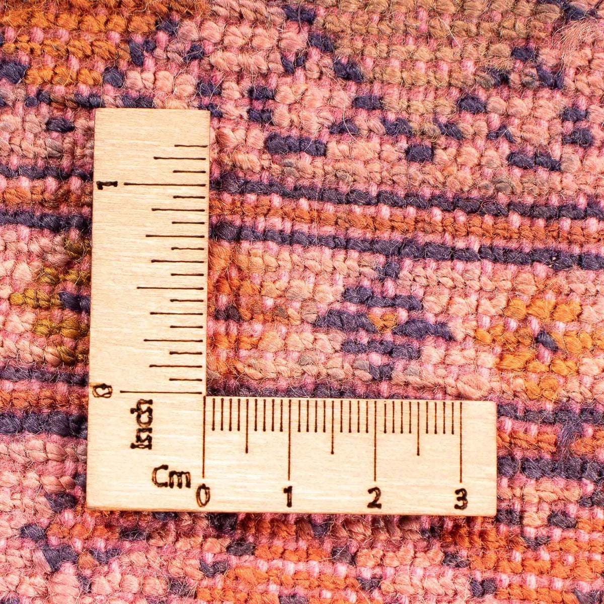 Tapis Turkaman - 80 x 67 cm - rouge clair