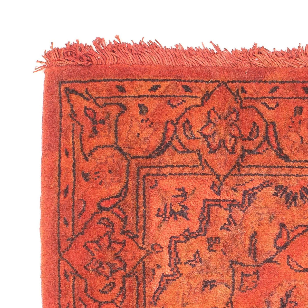 Tapis persan - Keshan - 95 x 70 cm - rouille