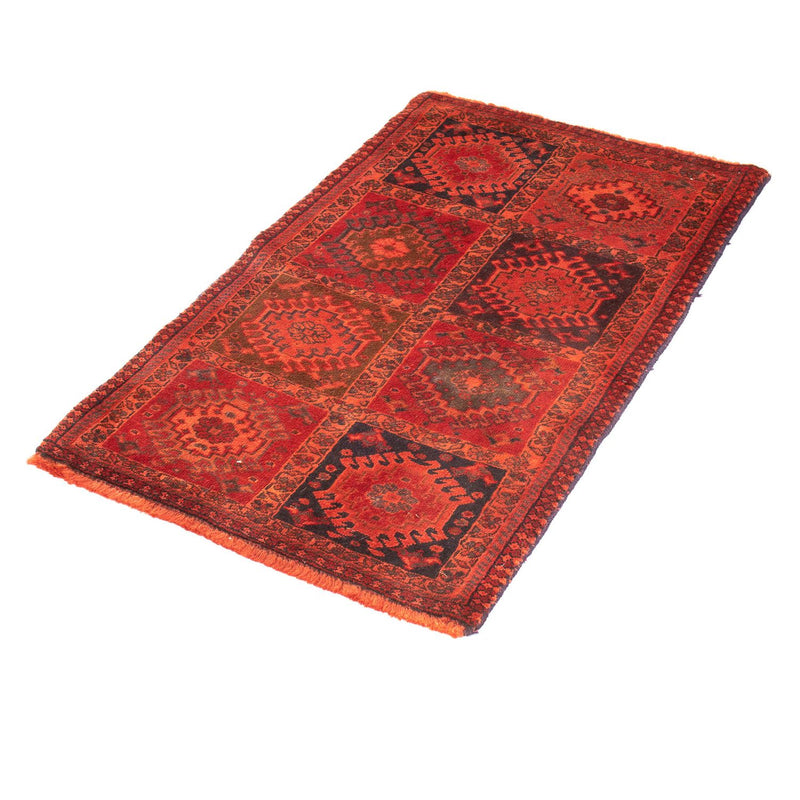 Tapis persan - Nomadic - 100 x 60 cm - rouge foncé