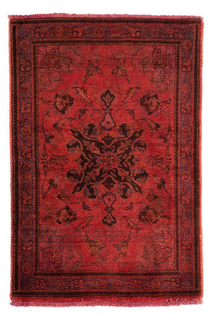 Tapis persan - Classique - 96 x 65 cm - rouge foncé