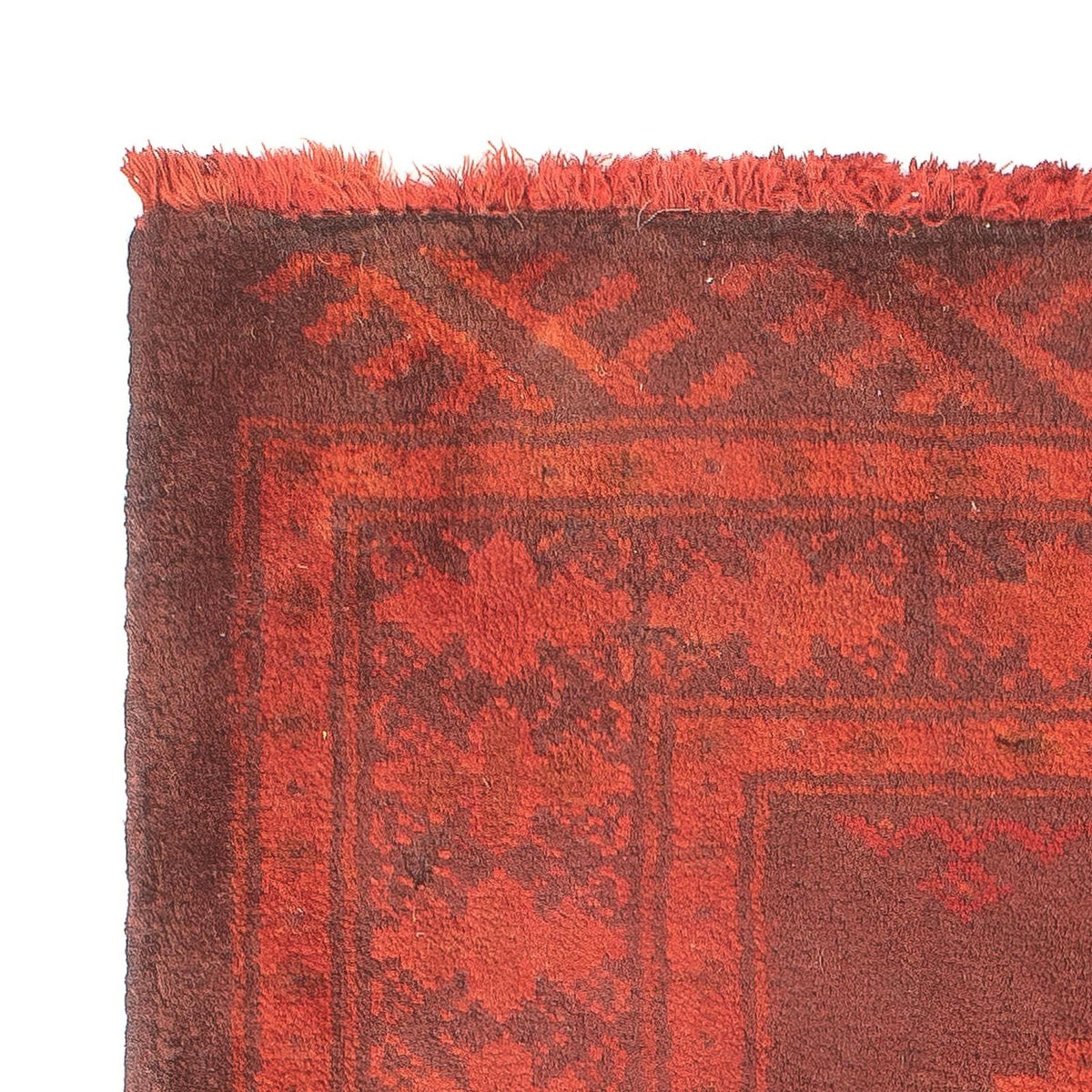 Tapis Turkaman - 86 x 70 cm - rouille