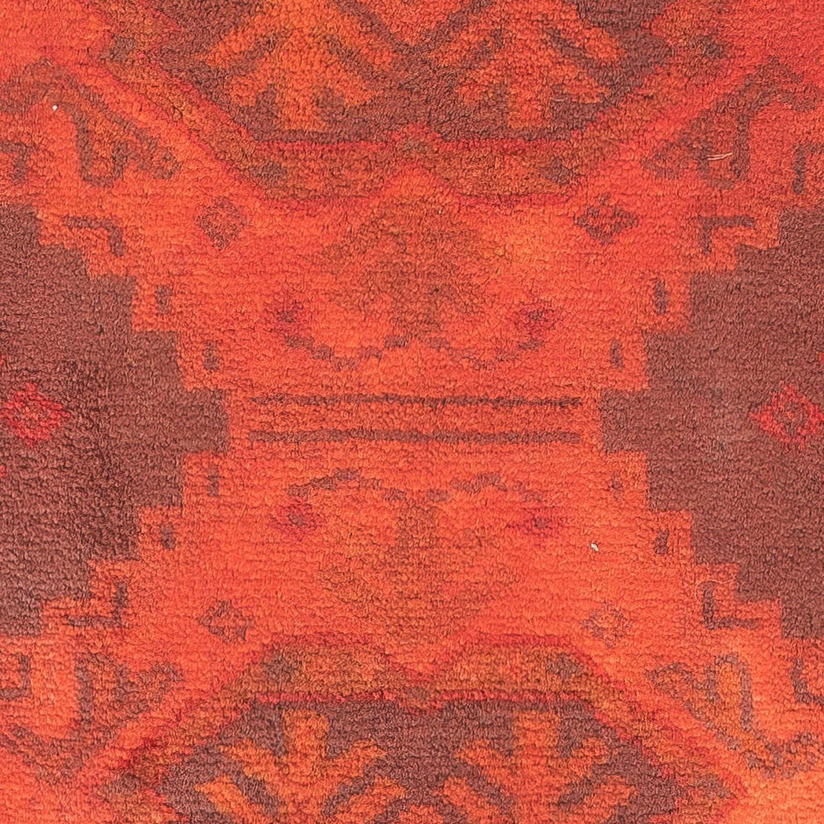 Tapis Turkaman - 86 x 70 cm - rouille