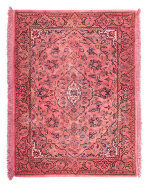 Tapis persan - Keshan - 98 x 70 cm - rouge clair