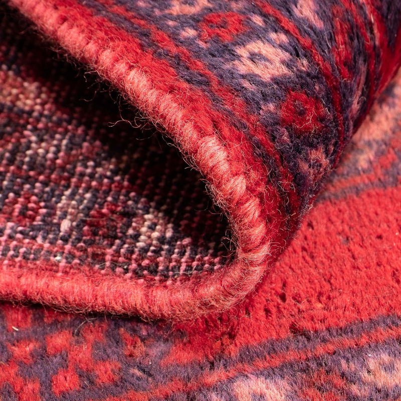 Tapis Turkaman - 82 x 61 cm - rouge foncé