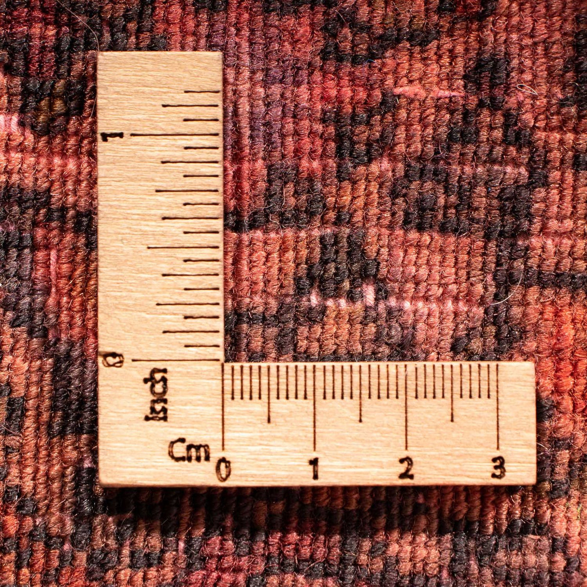 Tapis persan - Classique carré  - 72 x 67 cm - rouge clair