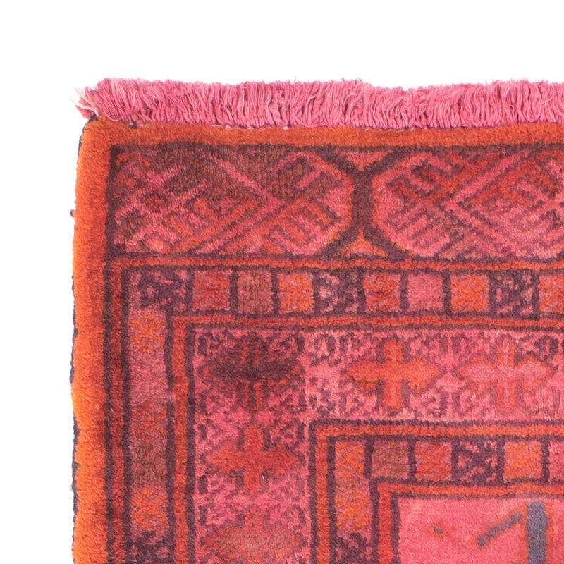 Tapis Turkaman - 86 x 63 cm - rouge clair