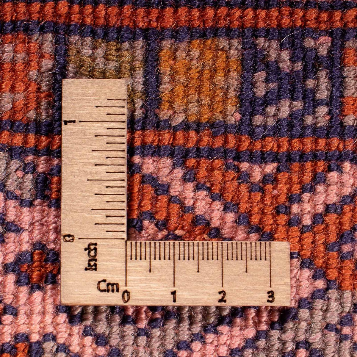 Tapis Turkaman - 86 x 63 cm - rouge clair