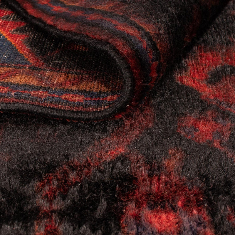 Tapis persan - Nomadic - 143 x 102 cm - rouge foncé