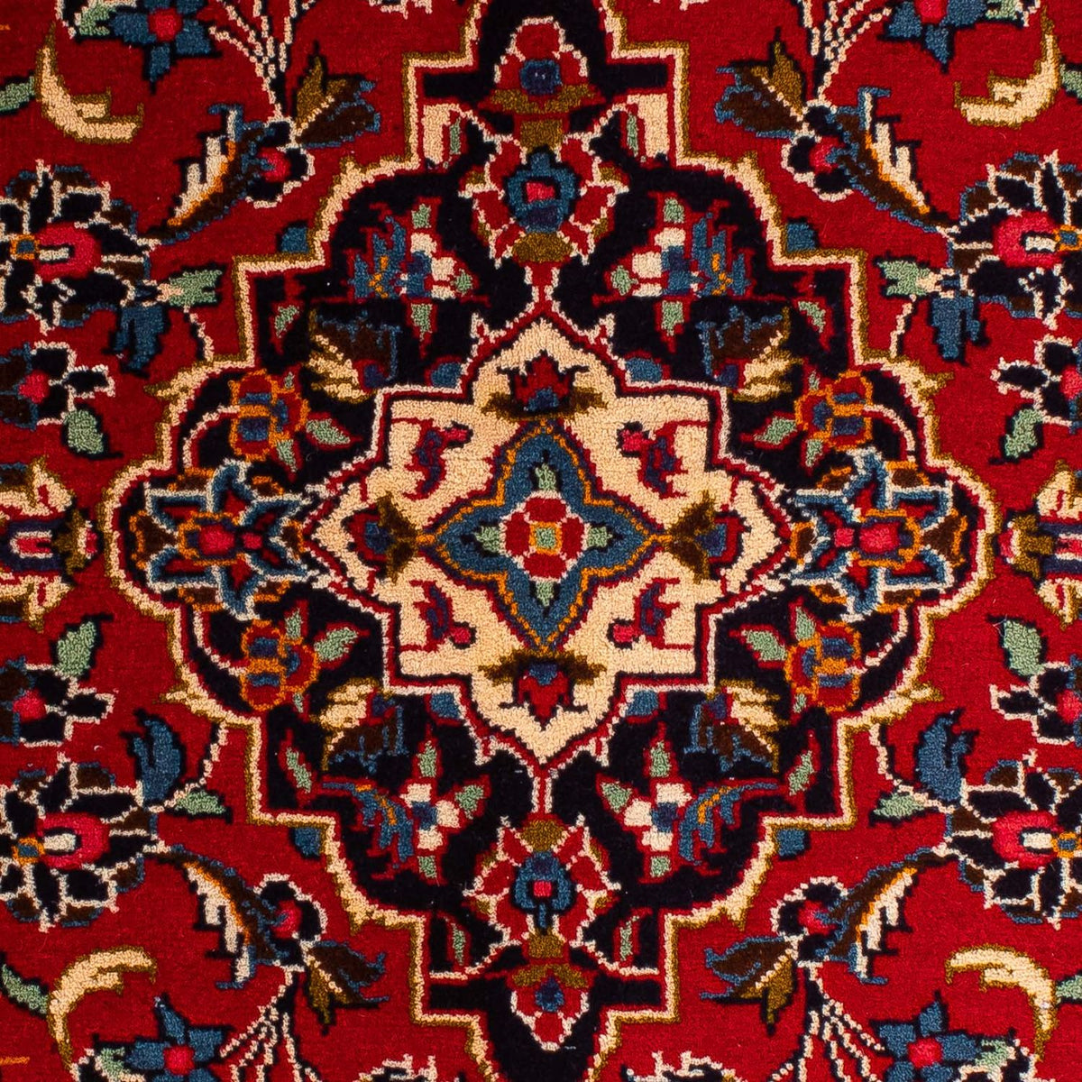 Tapis persan - Keshan - 153 x 95 cm - rouge
