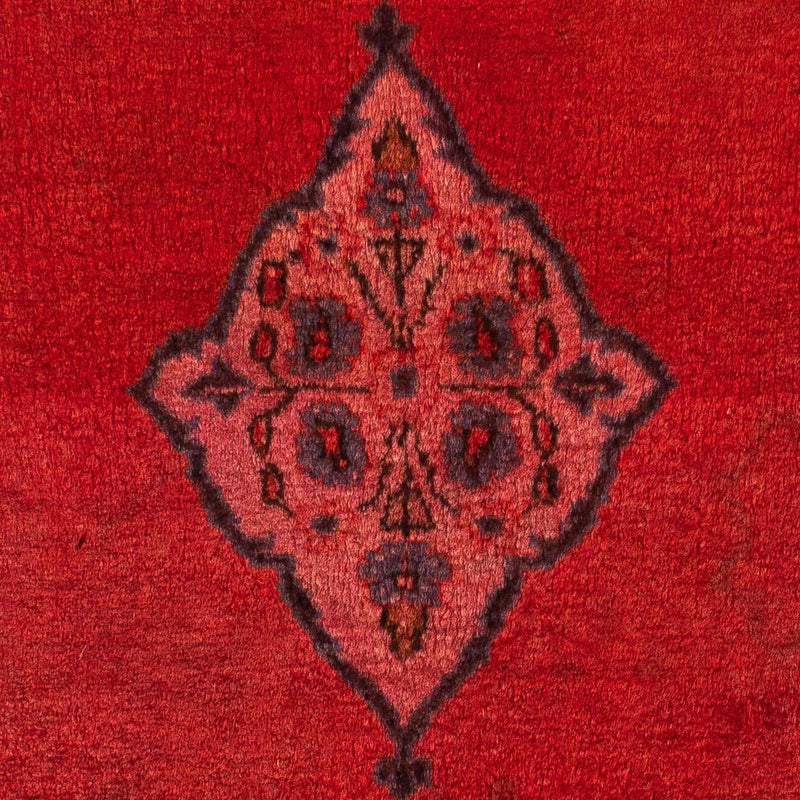 Tapis persan - Classique - 124 x 63 cm - rouge foncé