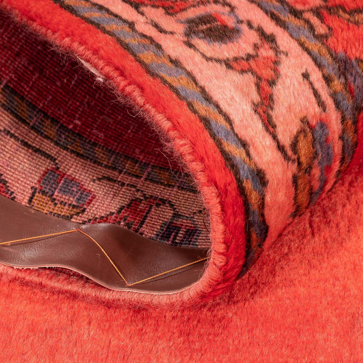 Tapis persan - Classique - 124 x 63 cm - rouge foncé