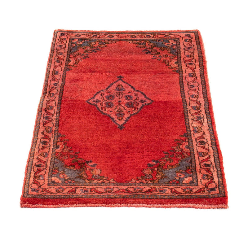 Tapis persan - Classique - 124 x 63 cm - rouge foncé