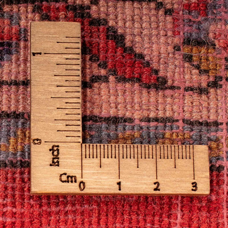 Tapis persan - Classique - 124 x 63 cm - rouge foncé