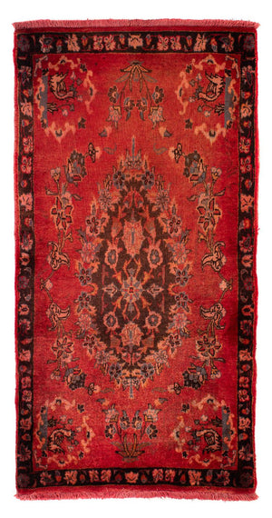 Tapis persan - Classique - 144 x 75 cm - rouge foncé