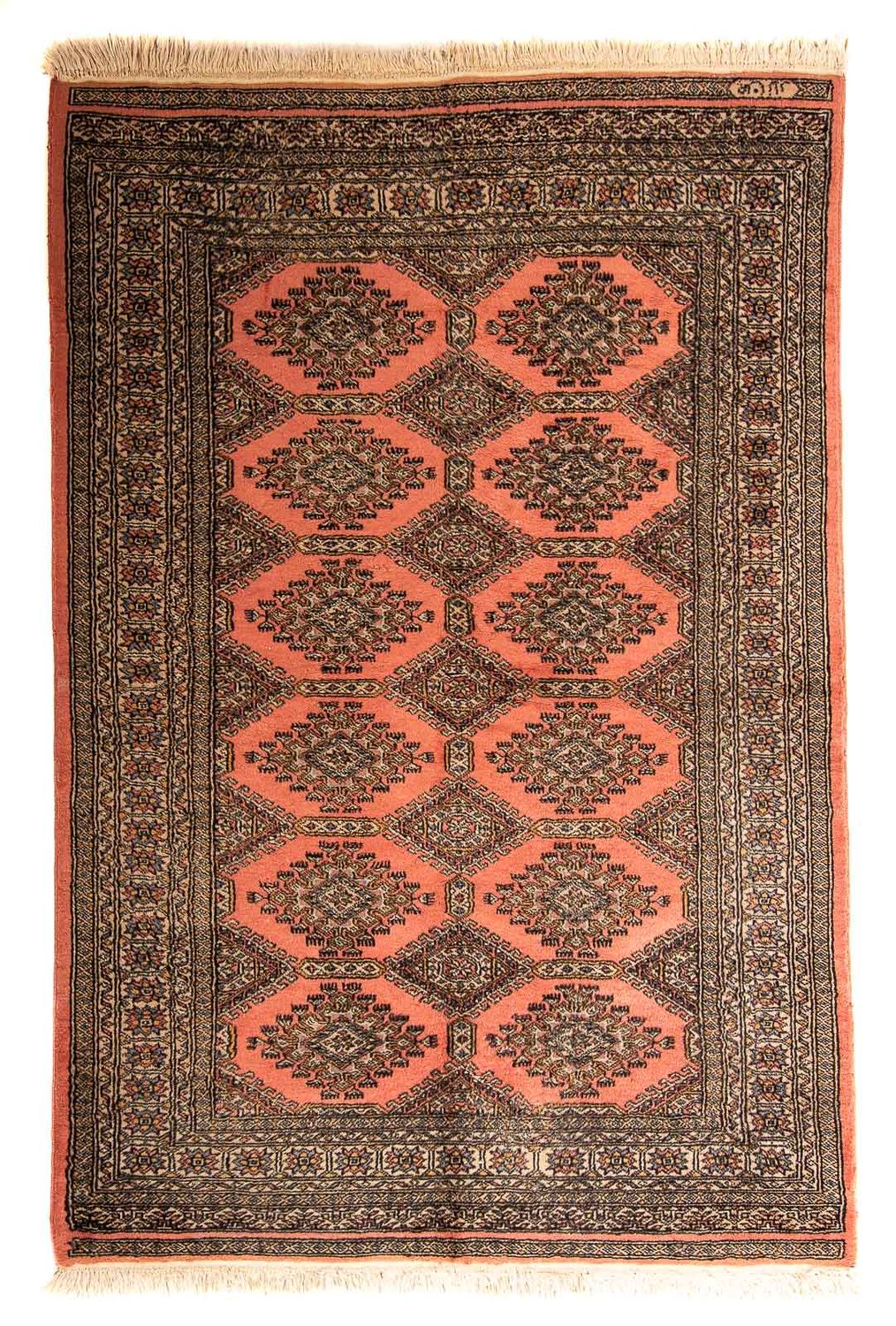 Tapis Pakistani - 190 x 127 cm - rouge clair