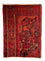 Tapis persan - Nomadic - 132 x 95 cm - rouge foncé