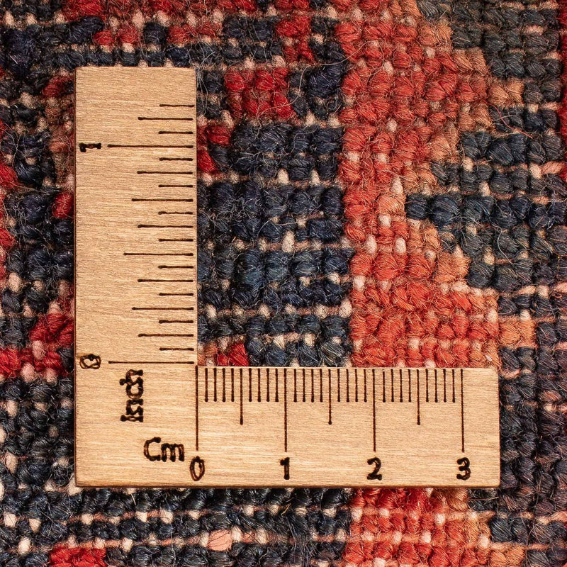 Tapis persan - Nomadic - 132 x 95 cm - rouge foncé