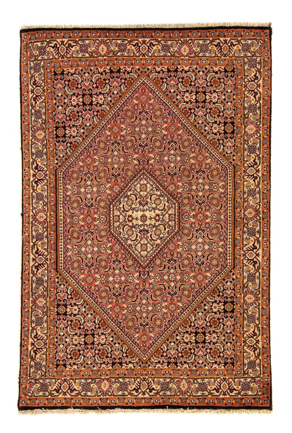 Tapis persan - Bidjar - 143 x 88 cm - marron clair