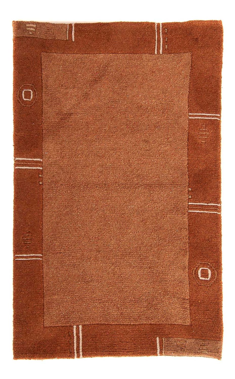 Tapis Népalais - 156 x 93 cm - marron