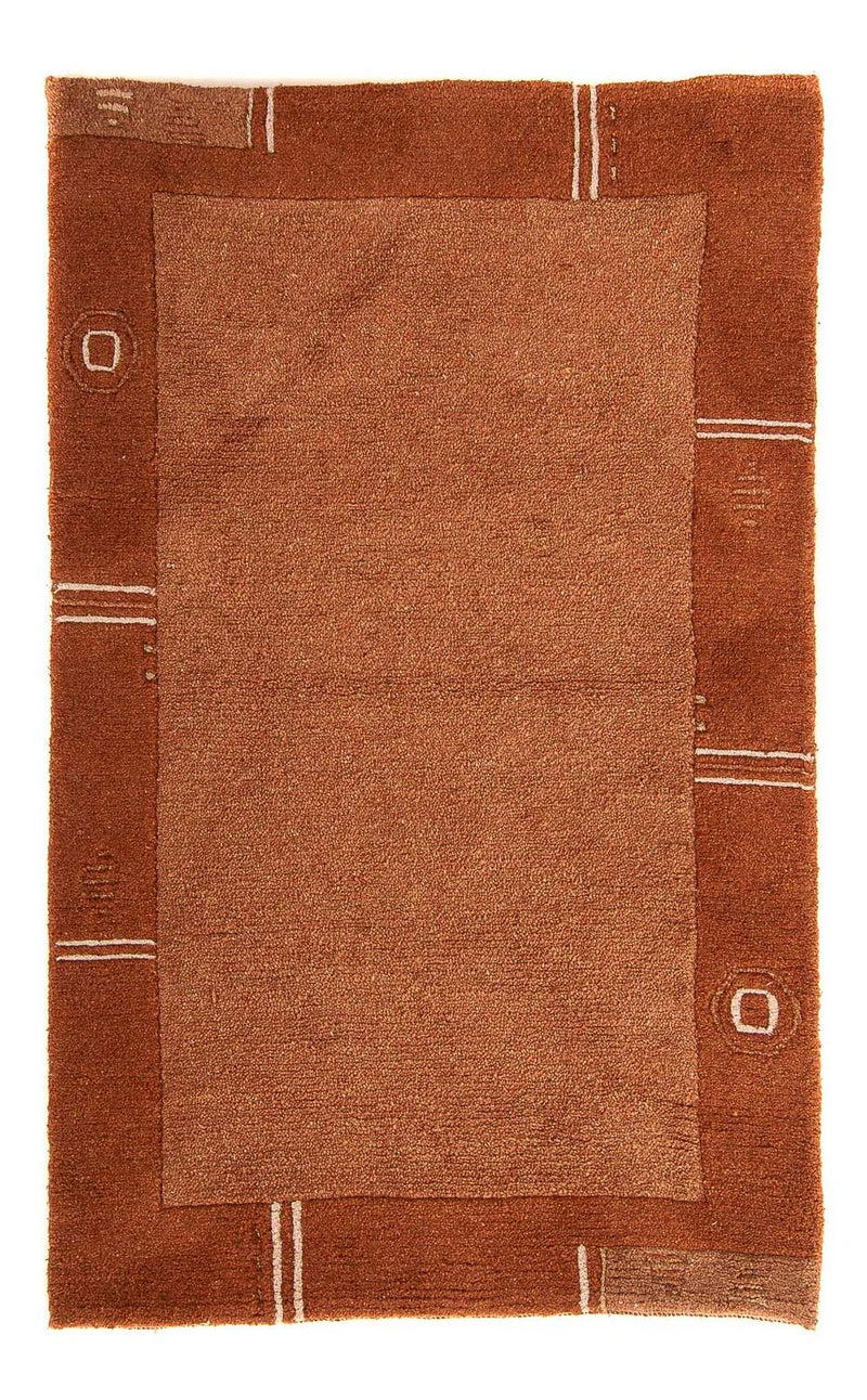 Tapis Népalais - 156 x 93 cm - marron