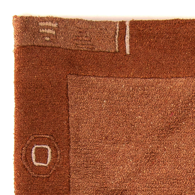 Tapis Népalais - 156 x 93 cm - marron