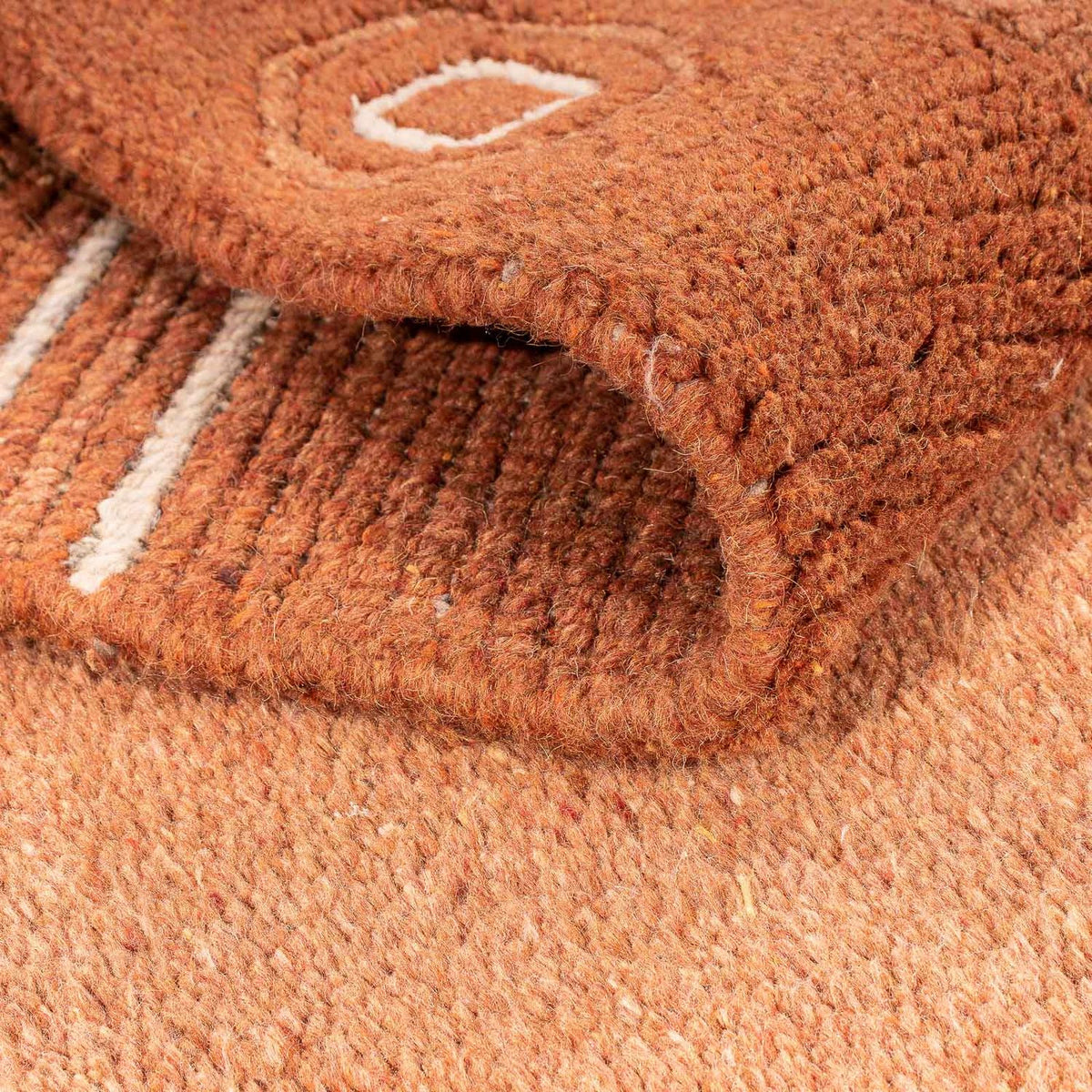 Tapis Népalais - 156 x 93 cm - marron