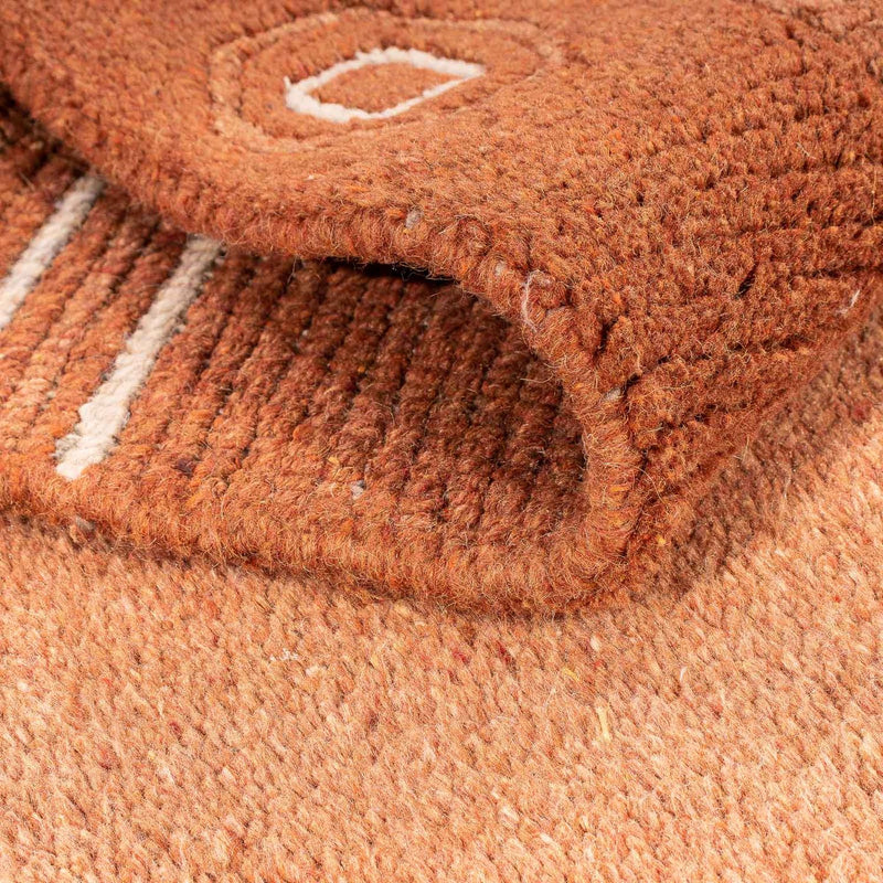 Tapis Népalais - 156 x 93 cm - marron