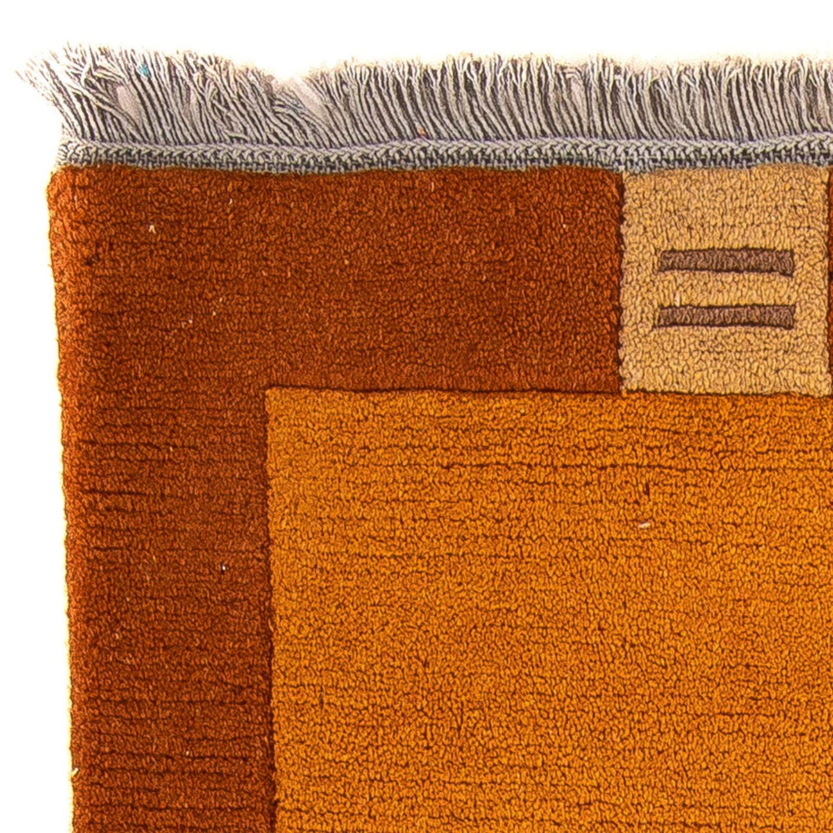 Tapis Népalais - 142 x 72 cm - orange