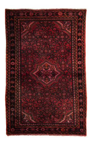 Tapis persan - Nomadic - 160 x 98 cm - rouge foncé