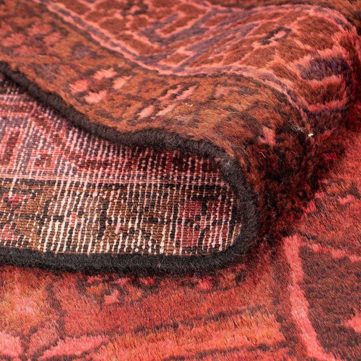 Tapis persan - Nomadic - 170 x 115 cm - rouge clair