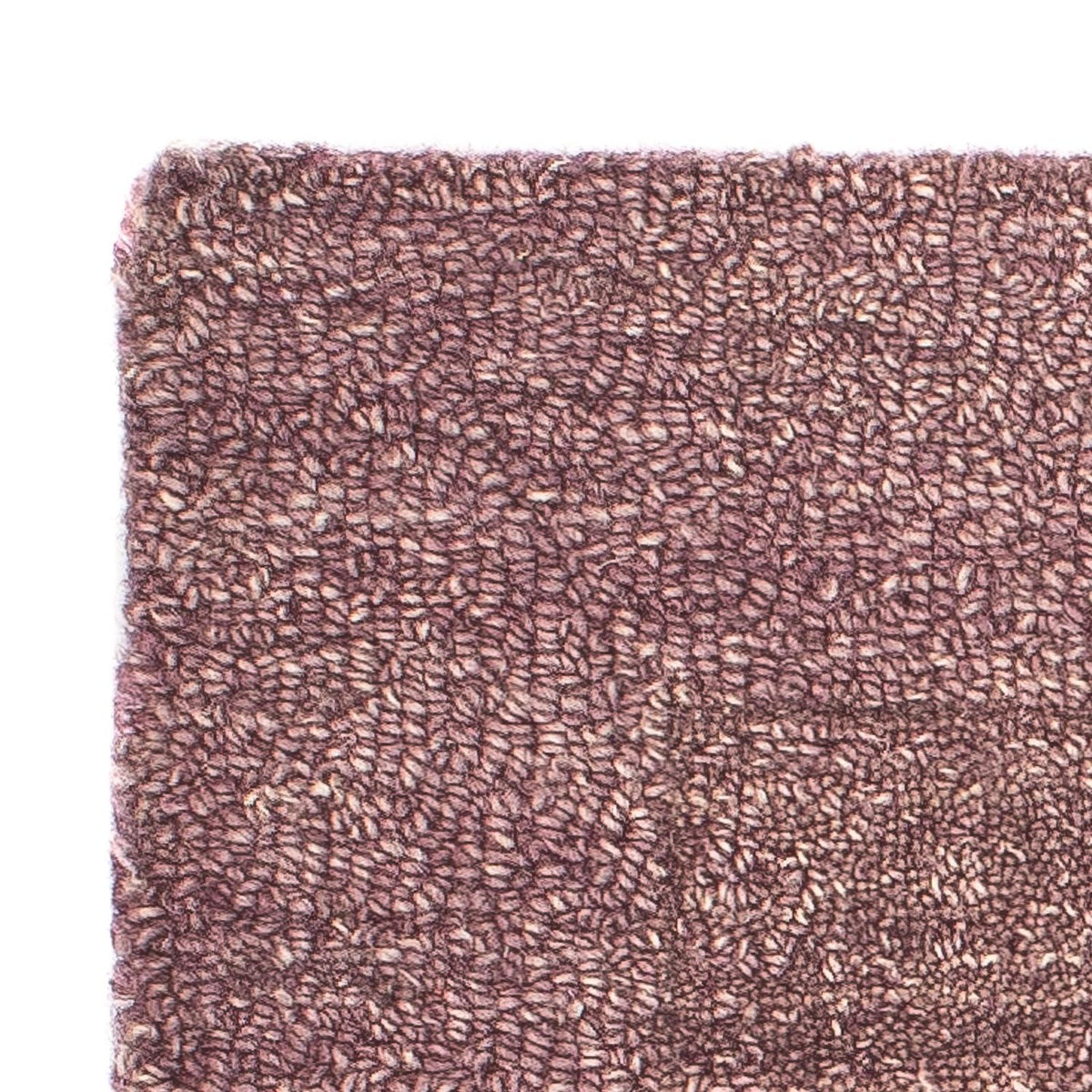 Tapis en laine carré  - 47 x 47 cm - multicolore